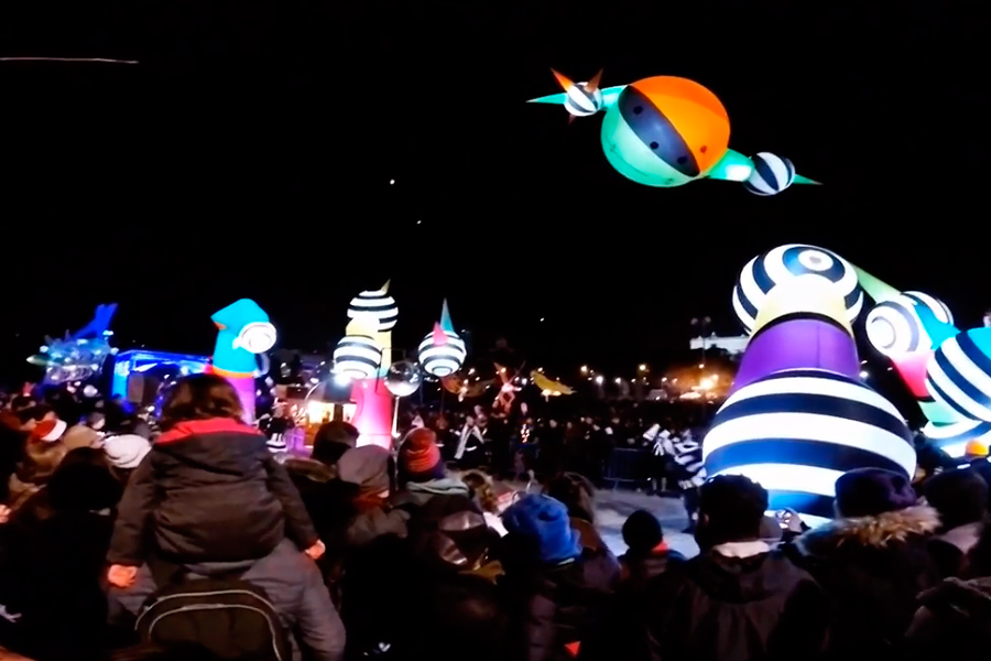 desfile de luz madrid rio