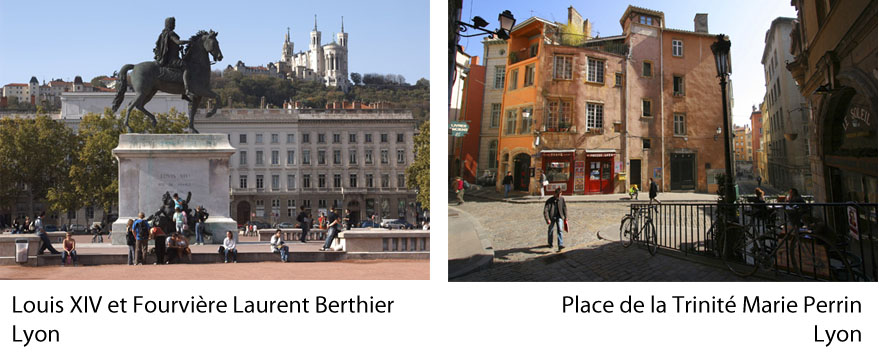 Lyon plaza de la trinidad y luis XIV