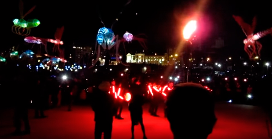 desfile de luz madrid rio