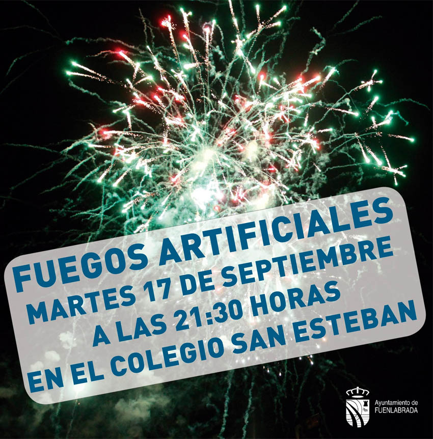 fuegos artificiales fuenlabrada