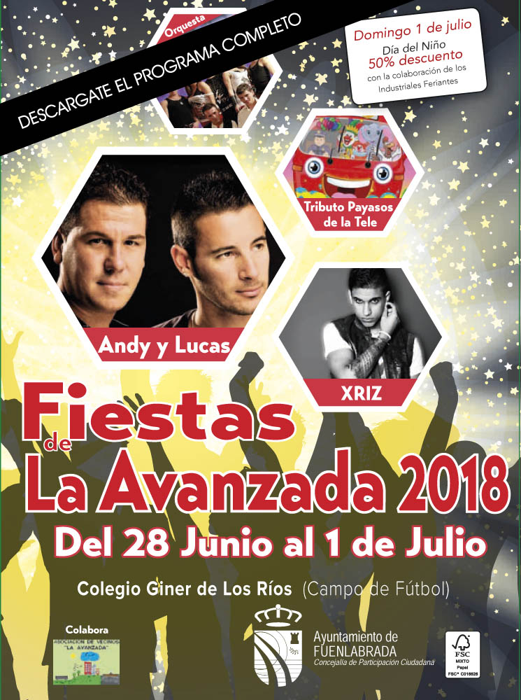 programa fiestas de la avanzada fuenlabrada