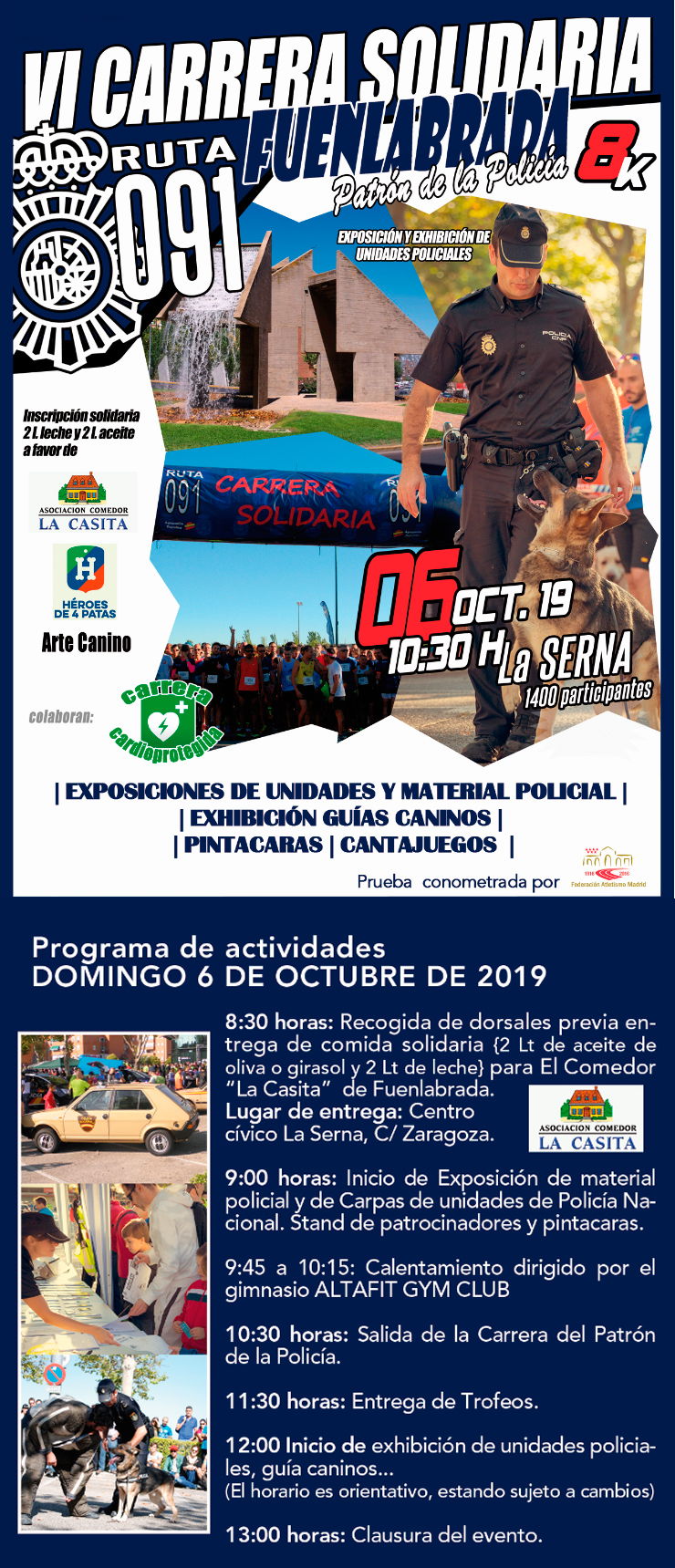 programa carrera de la policia de fuenlabrada 2019