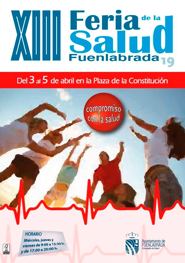cartel feria salud fuenlabrada