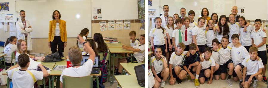 reyes maroto en el colegio alkor y villakor