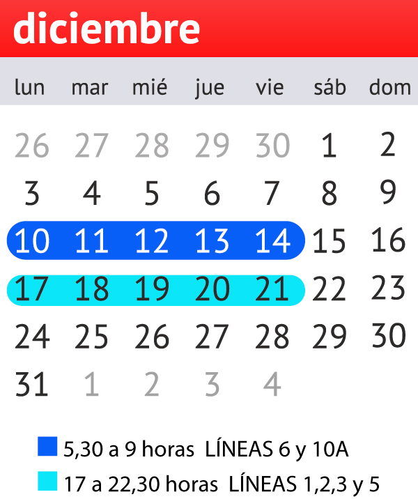 huelga metro diciembre