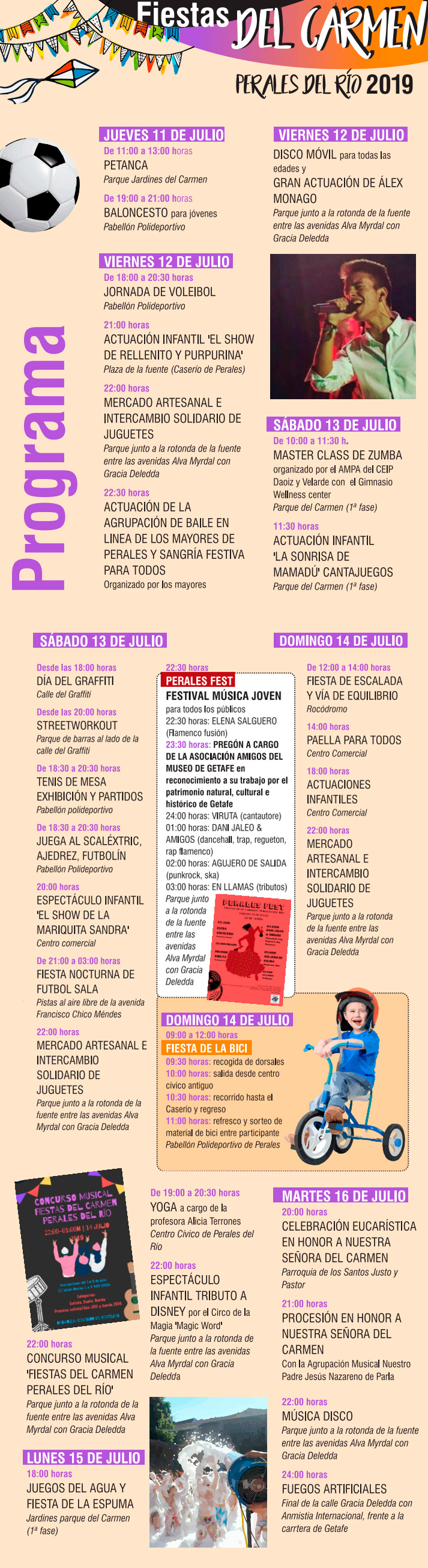 fiestas del carmen de perales del rio