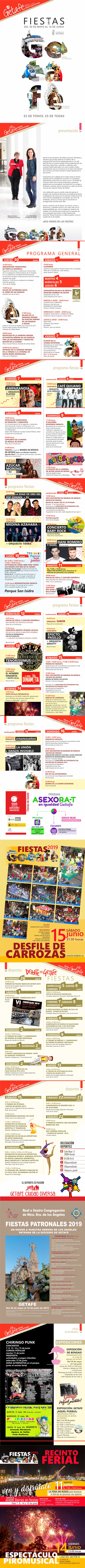 programa de fiestas de getafe 2019