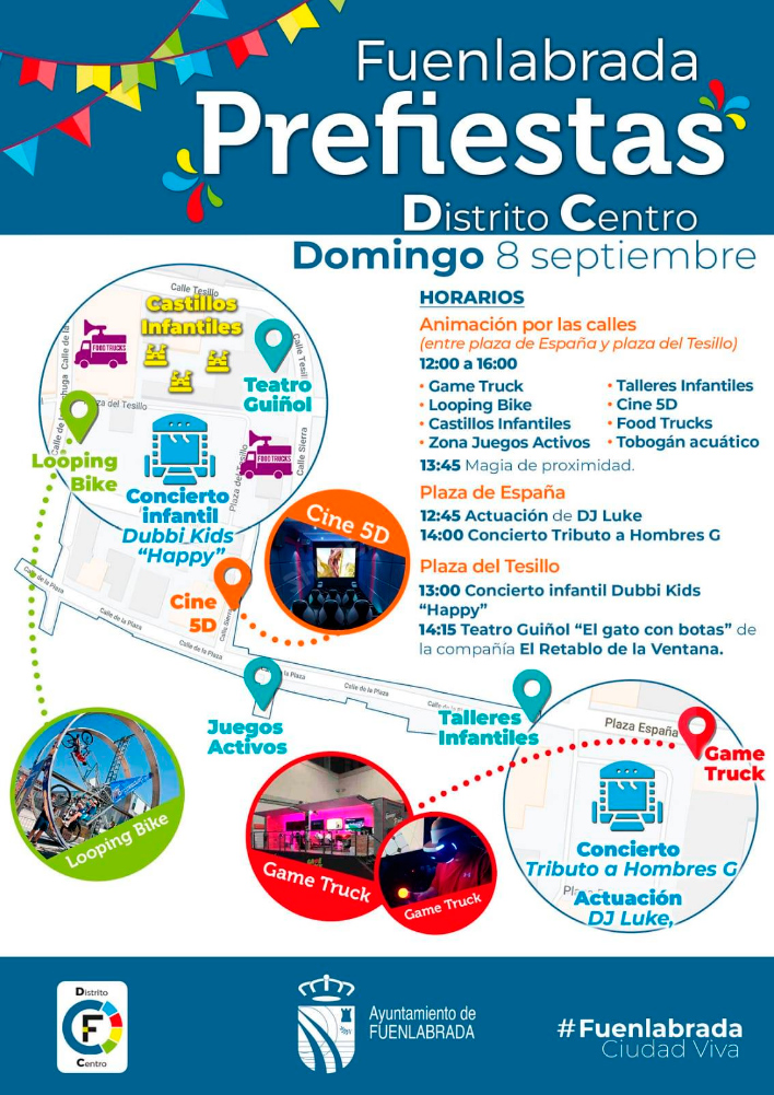 cartel prefiestas de fuenlabrada