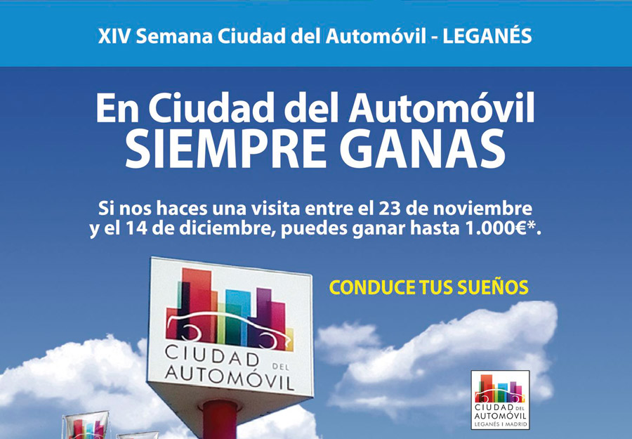 cartel Ciudad del Automóvil de Leganés