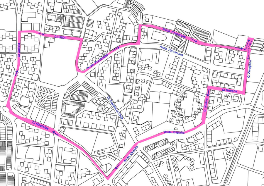 recorrido 5 carrera policia fuenlabrada