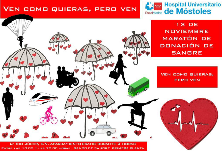 donar sangre mostoles