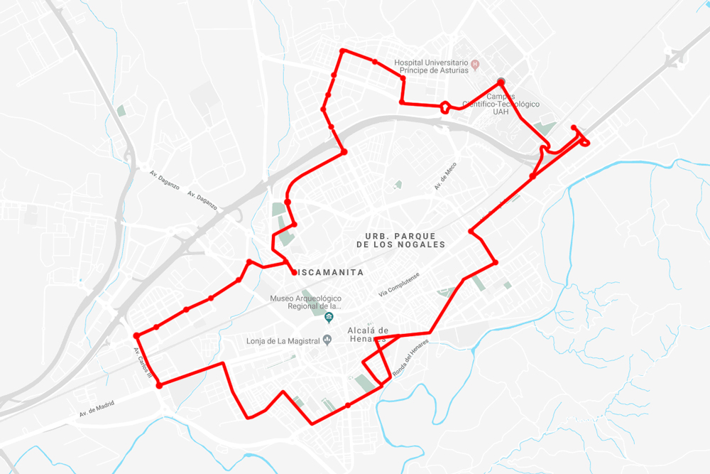 nueva linea circulas autobus alcala