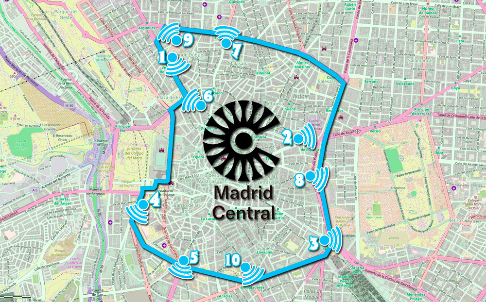 radares mas multan madrid central