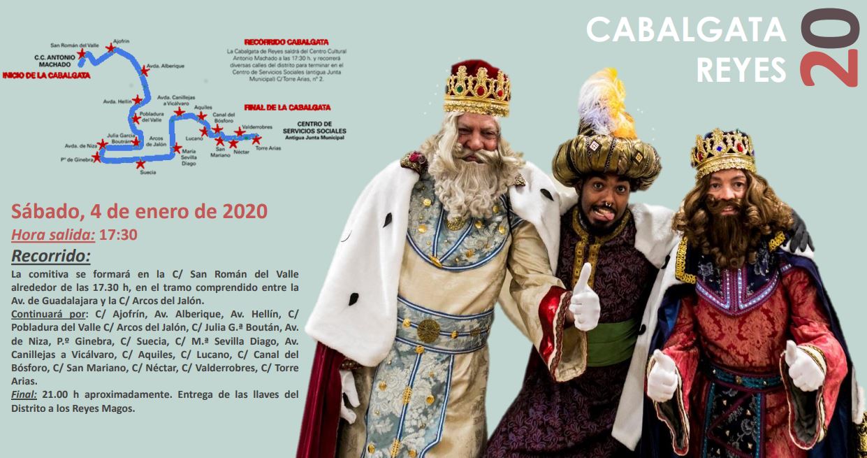 Recorrido Cabalgata San Blas-Canillejas