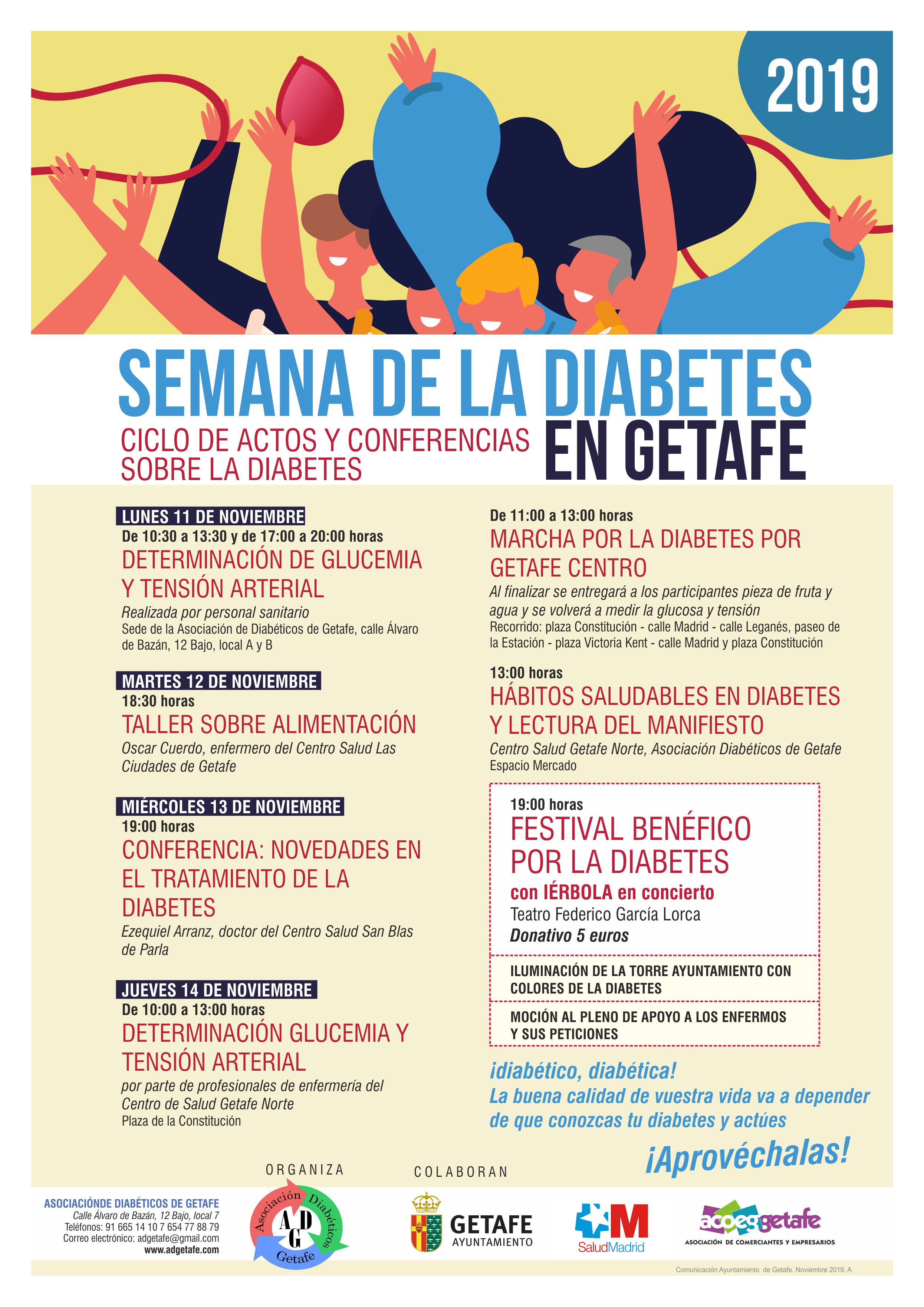 Semana de la Diabetes Getafe 2019 Programa Semana de la Diabetes