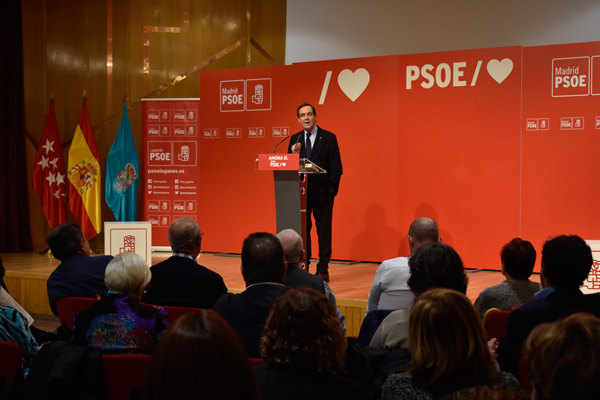 Jos&eacute; Bono habl&oacute; para los militantes leganenses