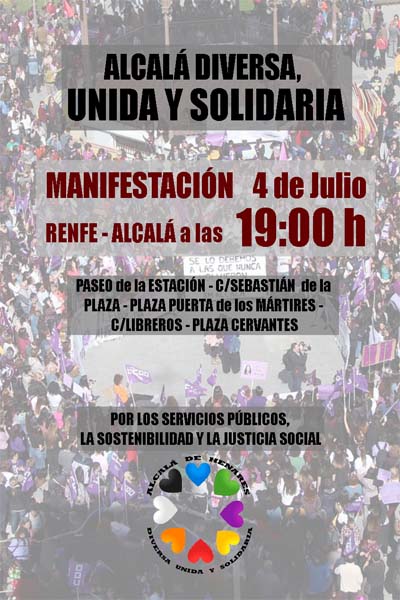 Cartel manifestación