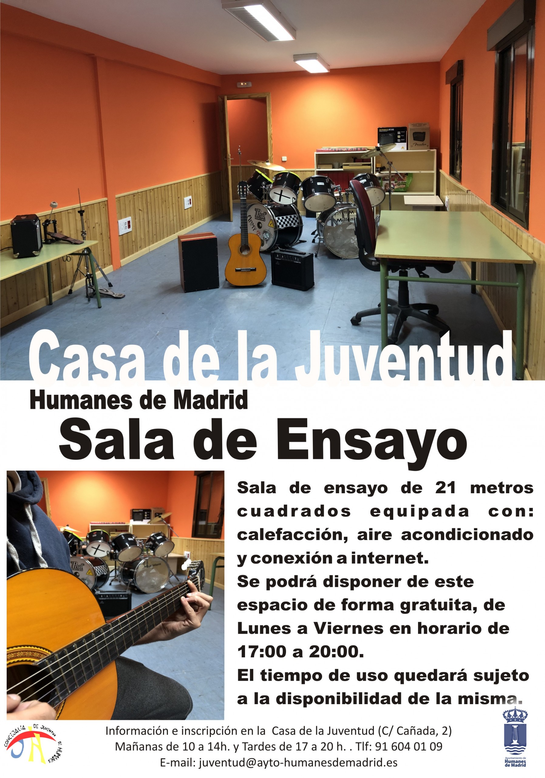 Cartel con la informaci&oacute;n 