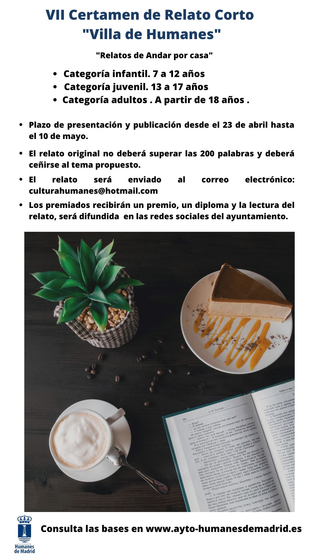 Cartel con las indicaciones