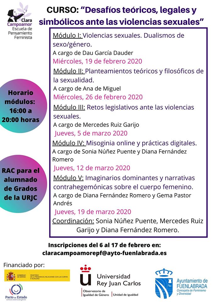 Cartel del curso