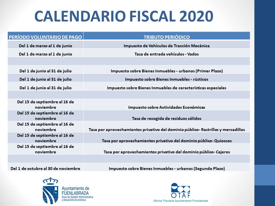 Calendario fiscal