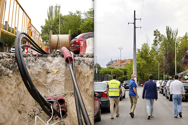 Soterramiento cable ADIF