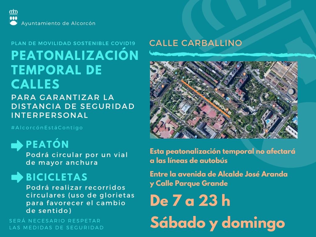 Peatonalización de las calles Alcorcón Peatonalización de las calles Alcorcón