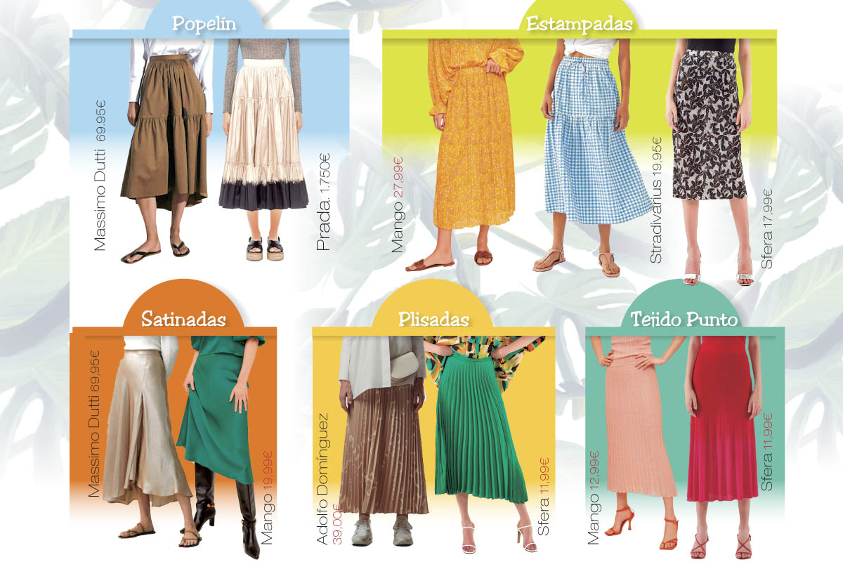 Faldas Midi