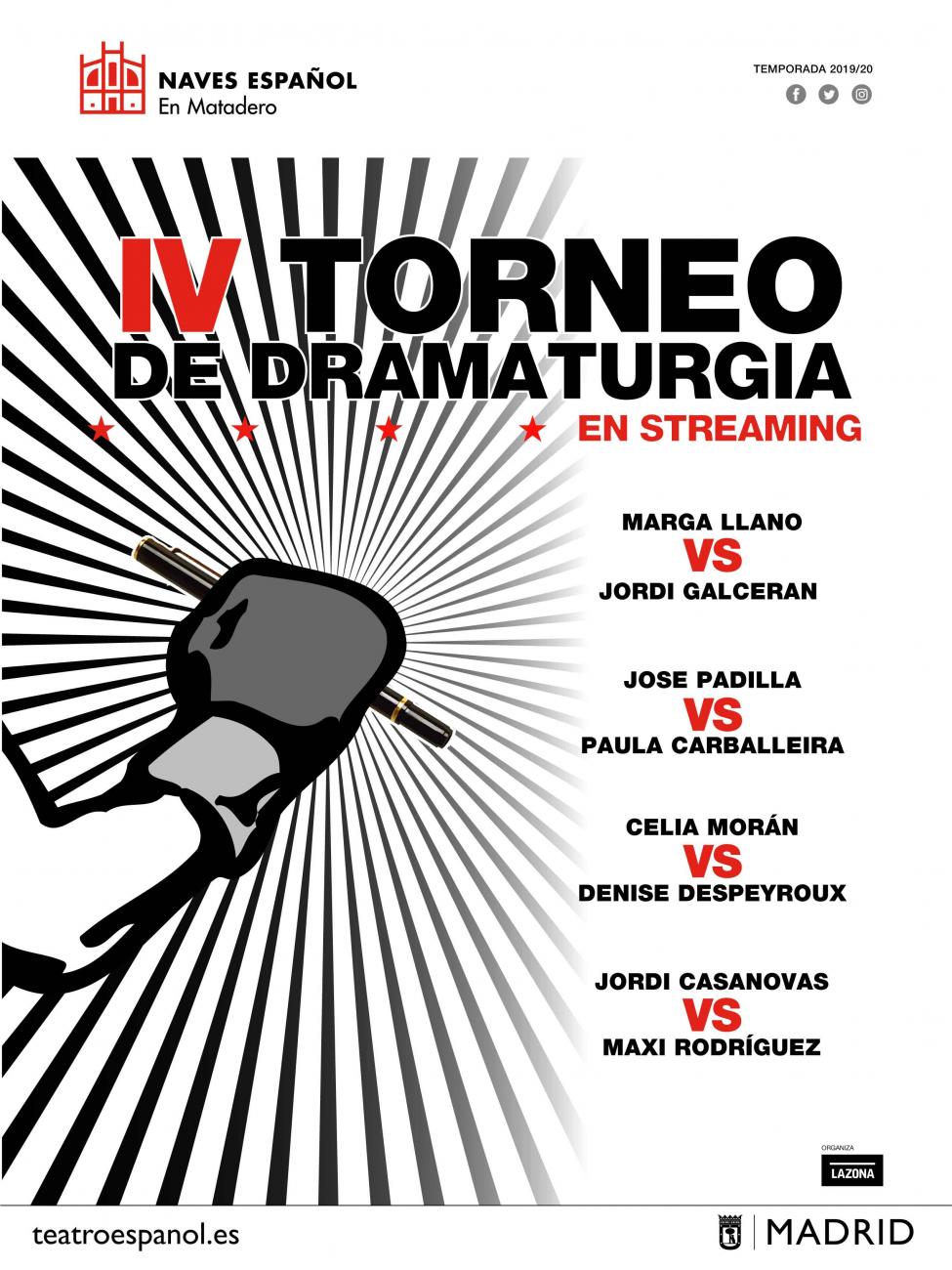 Torneo de dramaturgia Cartel