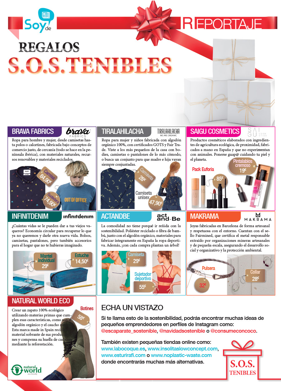 REGALOS SOSTENIBLES REGALOS SOSTENIBLES
