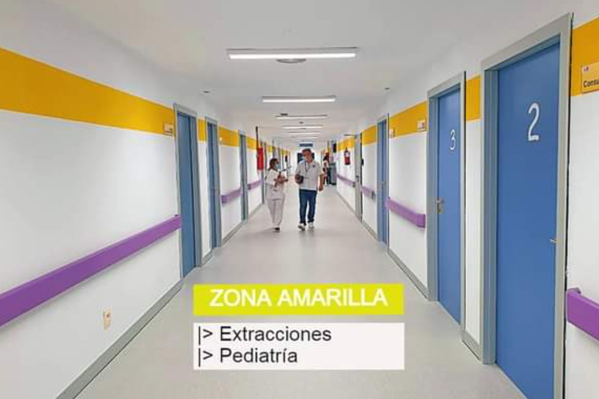 Zona amarilla Consultas Severo Ochoa