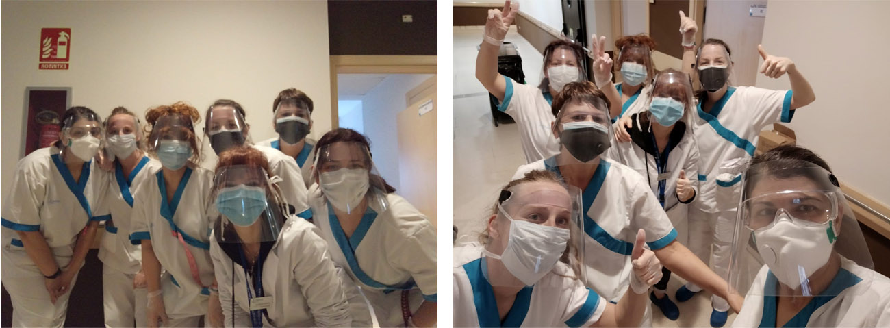 alunaranjo empresa de fuenlabrada fabrica pantallas de proteccion para el hospital de fuenlabrada contra el covid19