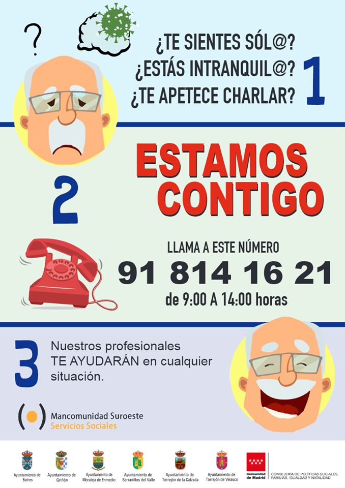 Cartel con los pasos a seguir