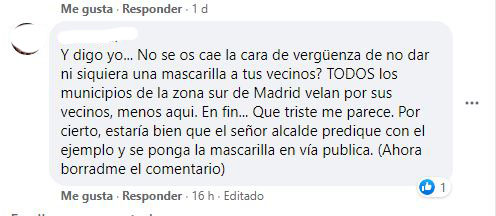 Comentario de Facebook 1