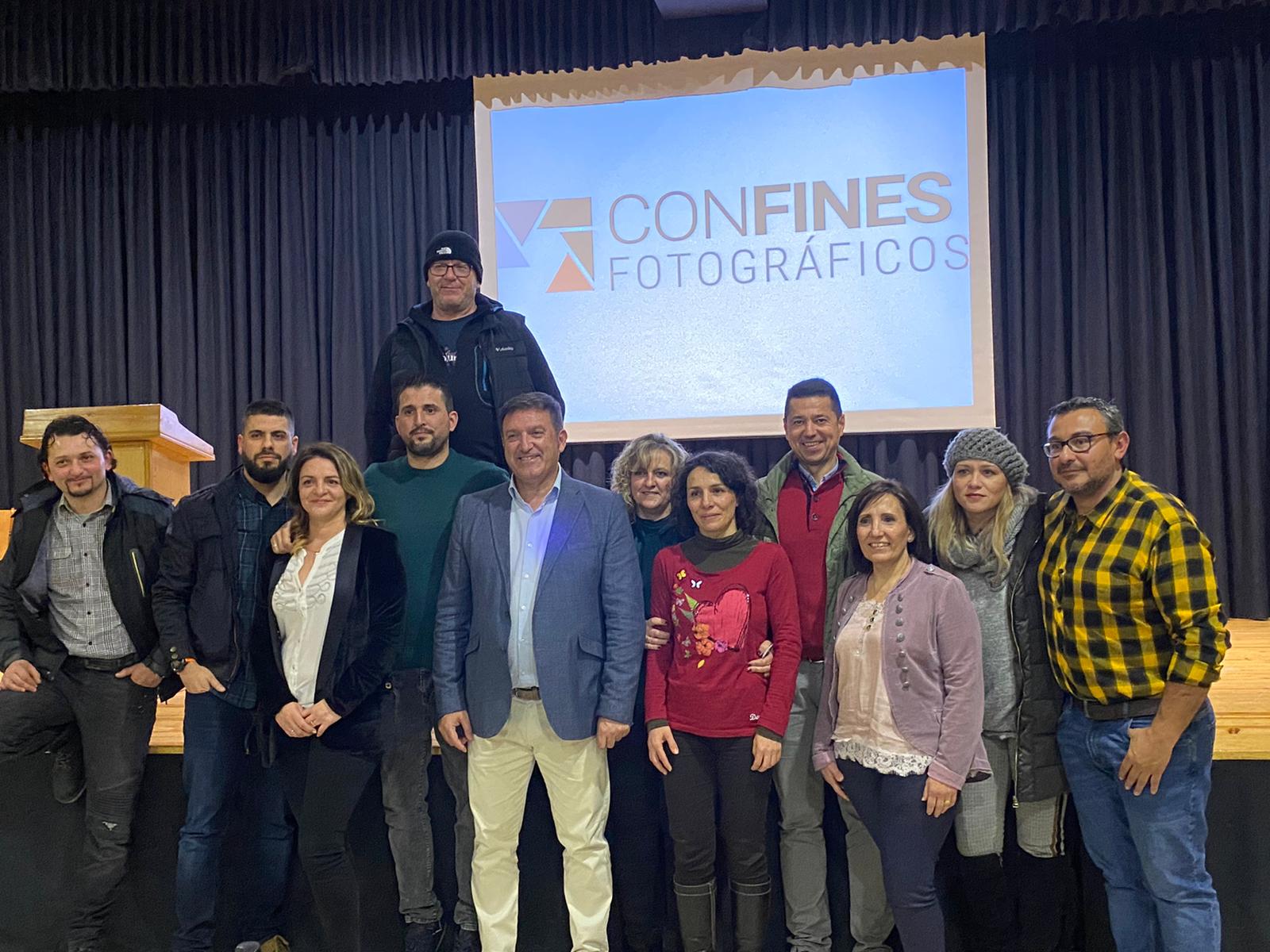 Inauguración de la asociación con el alcalde de Humanes de Madrid