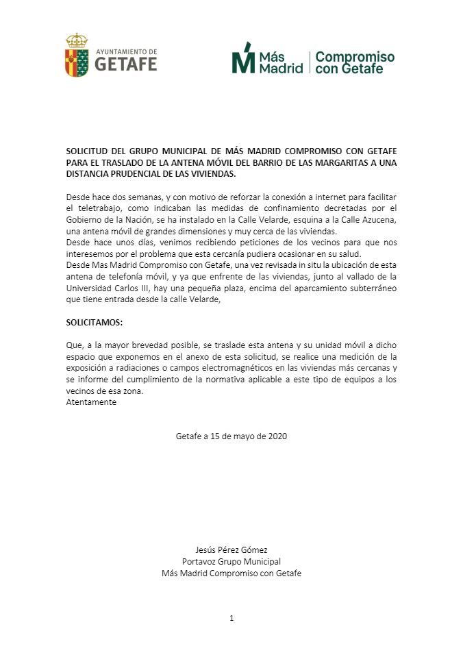 Carta Más Madrid
