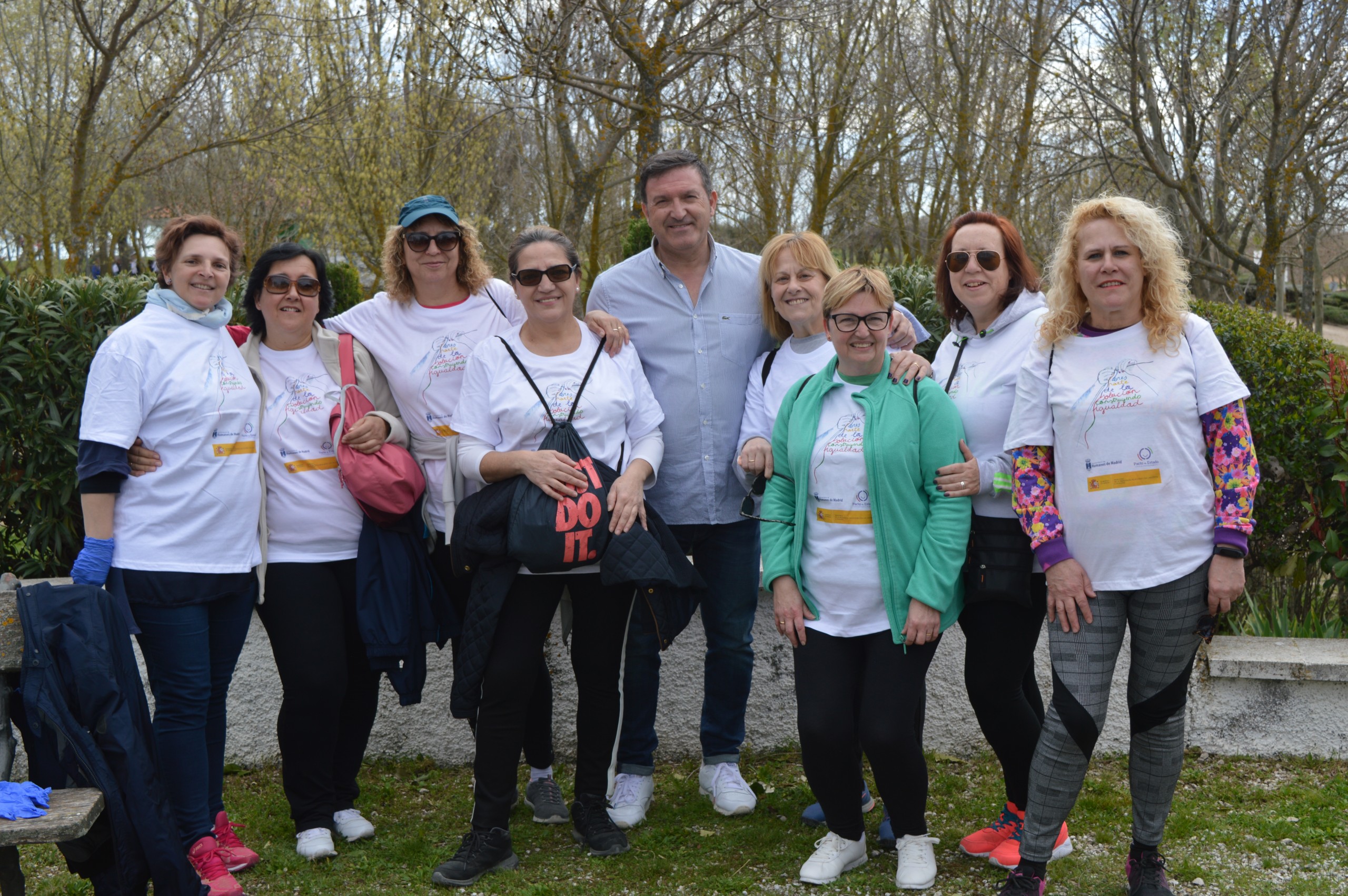 Las camisetas que se repartieron tenían este mensaje