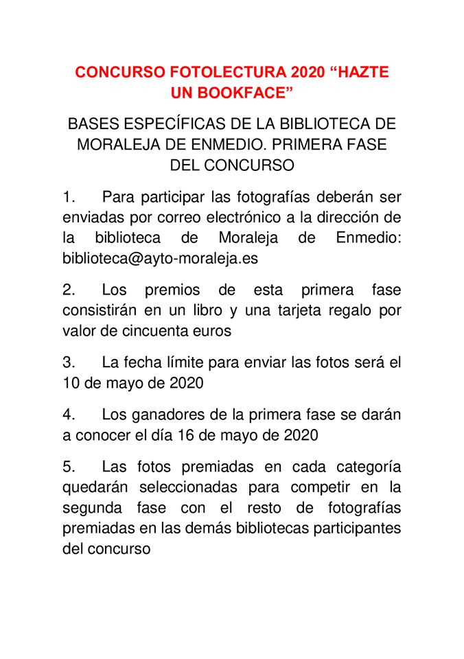 Indicaciones para participar