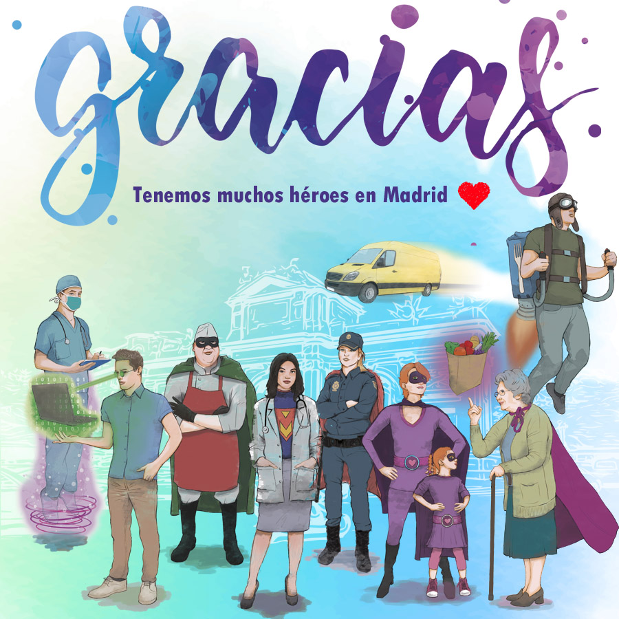 gracias a los heroes de madrid