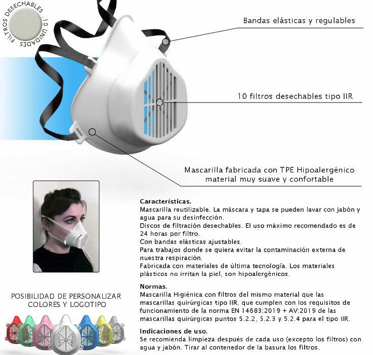 mascarilla desechable silicona mascarilla desechable silicona
