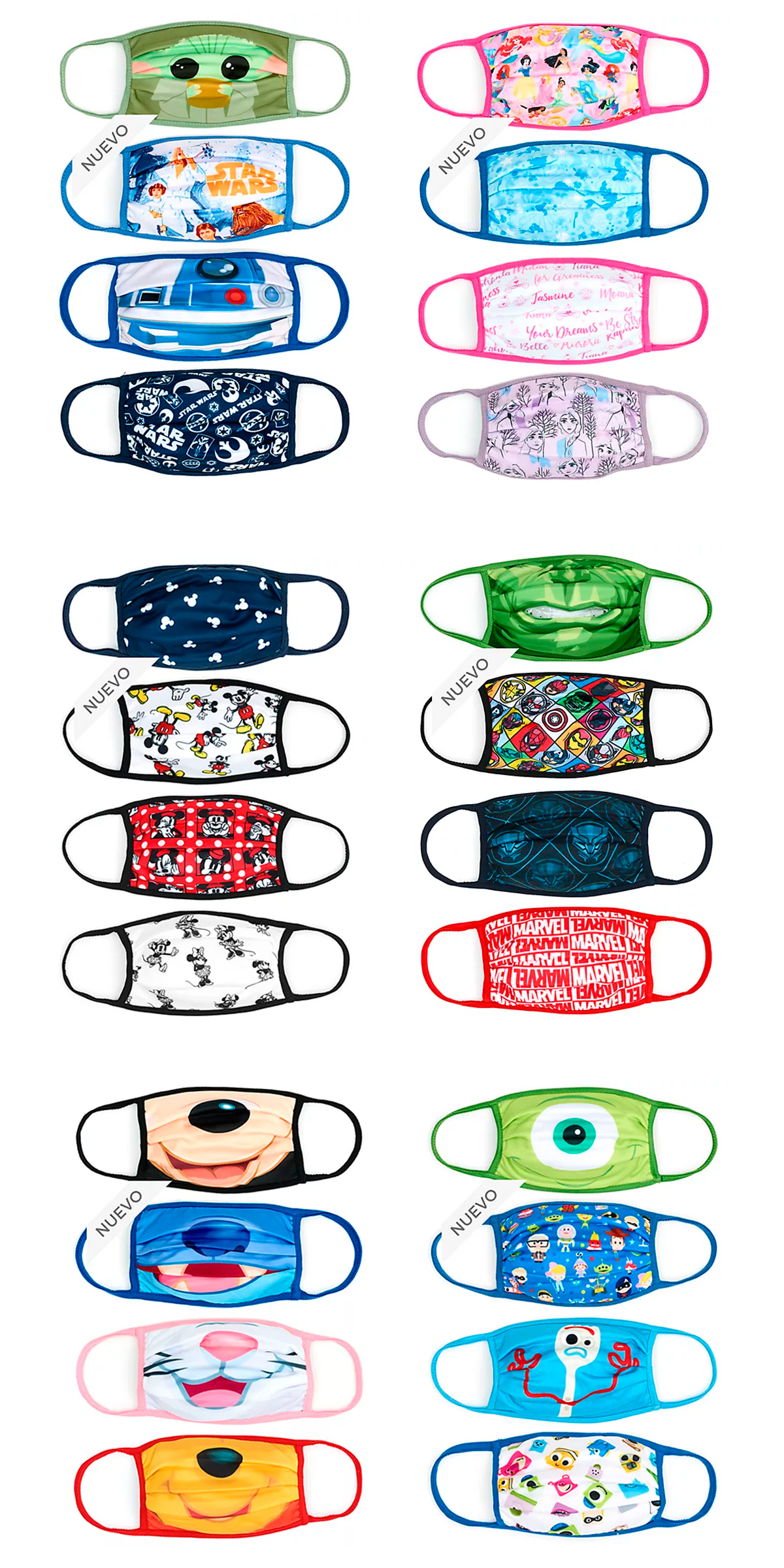 Mascarillas solidarias de Disney