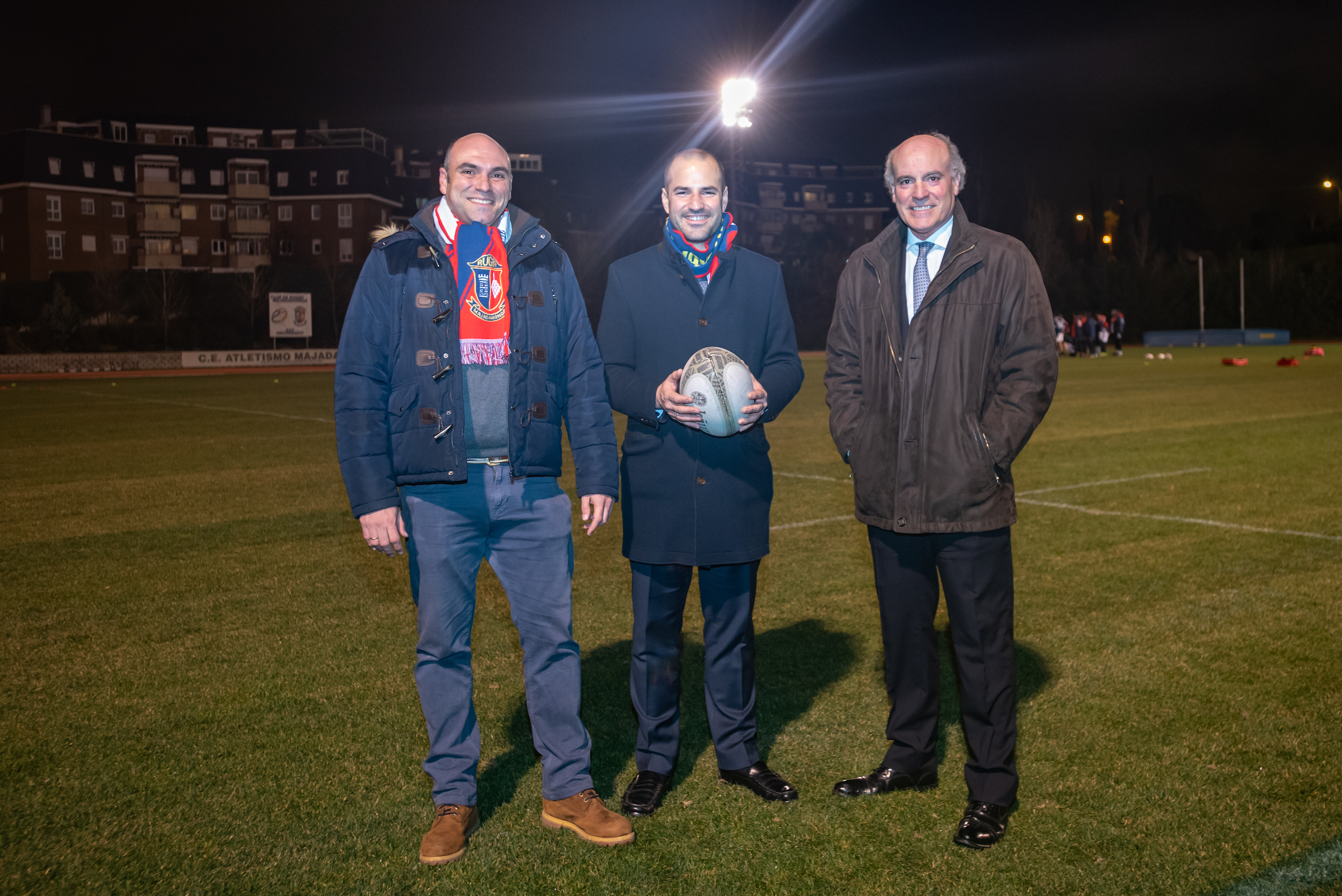 El alcalde, en el nuevo campo
