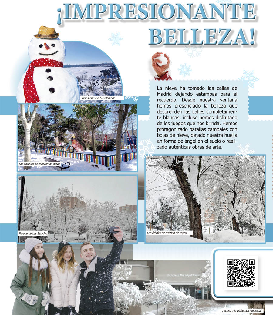 Impresionante nevada