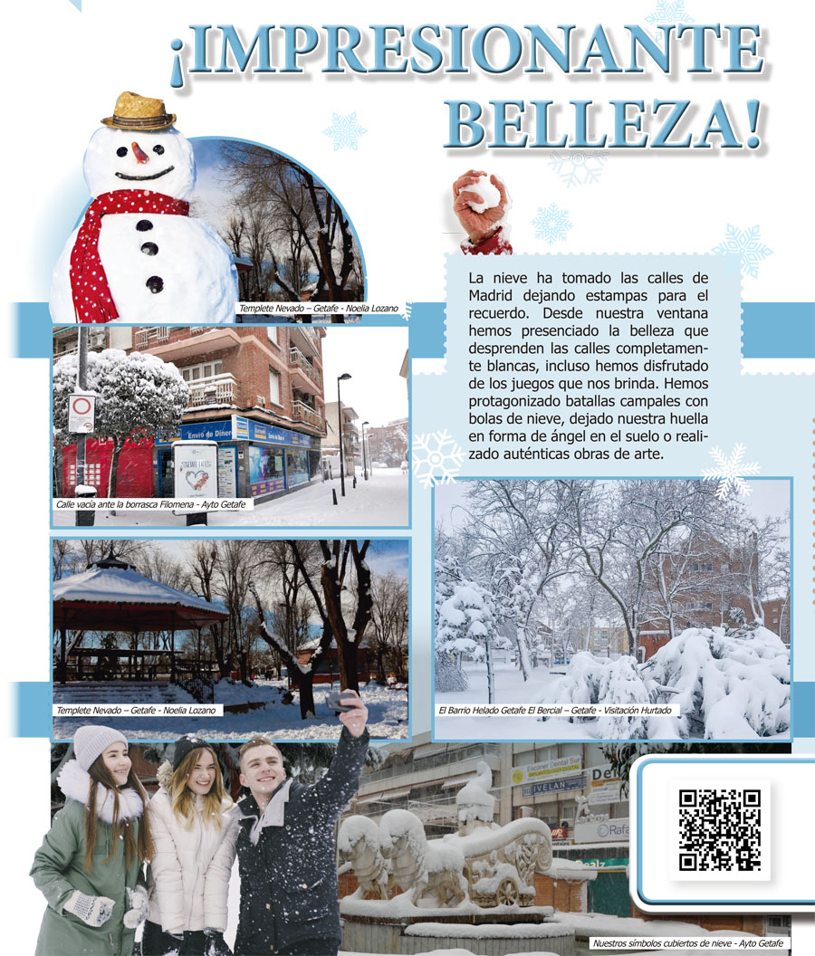 Impresionante nevada