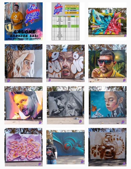 Todas las obras de la final Instagram La Liga