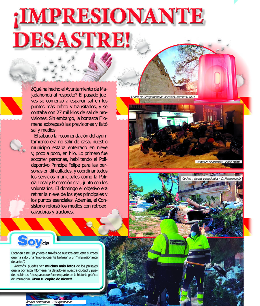 Impresionante desastre