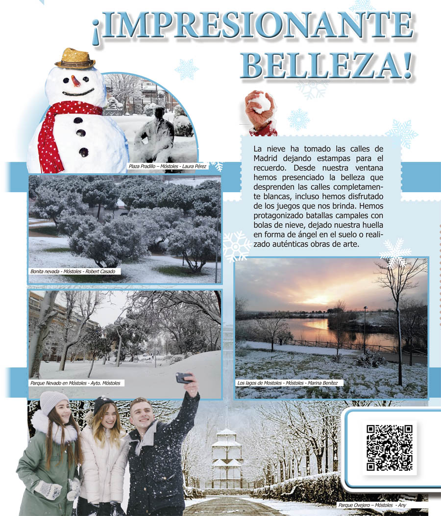 Impresionante nevada