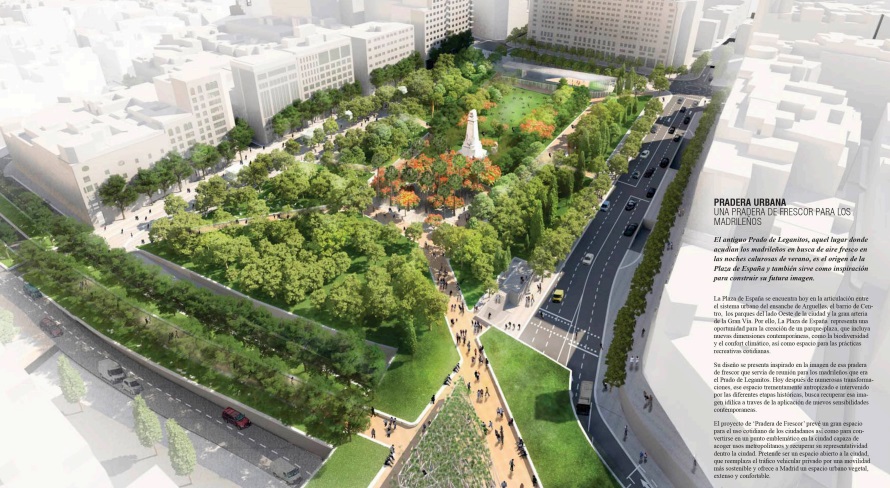 'Pradera urbana' Proyecto preseleccionado como ganador