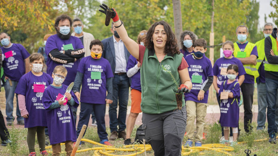 Una de las actividades de 1 millon de arboles