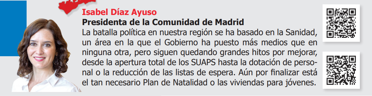 Temas pendientes Isabel Días Ayuso